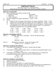 Significant Figures Handout Page