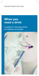 When you need a drink - Belridge Secondary College