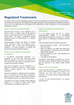 Regulated treatments fact sheet