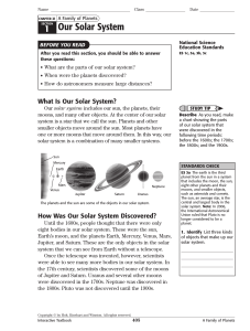 Chapter 21 A Family of Planets