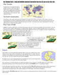 Plate Tectonics The Earth`s tectonic plates. Three