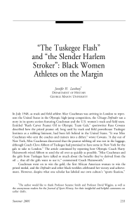 The Tuskegee Flash and the Slender Harlem Stroker