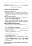 The lexicalization of verbal morpheme order in Baure (Arawakan)