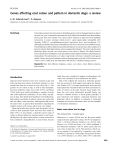 Genes affecting coat colour and pattern in domestic dogs: a review