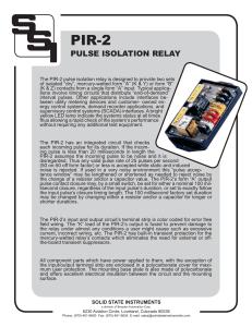 PIR-2 spec sheet.indd - Solid State Instruments