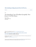New Jersey`s Civil War Stance - The Cupola: Scholarship at