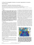 Linking rift propagation barriers to excess magmatism at volcanic