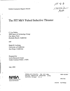 The PIT MkV Pulsed Inductive Thruster / 7sS_