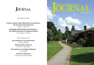 Prison Service Journal - Centre for Crime and Justice Studies