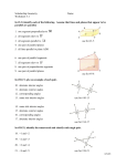 Worksheet 3-1 In #1-9, identify each of the following. Assume that