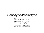 Genotype-Phenotype Association