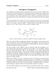 Atmospheric Effects: Ionospheric Propagation