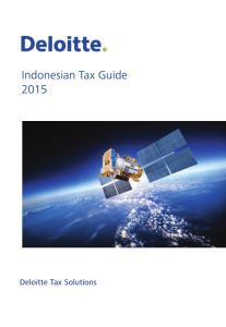 Indonesian Tax Guide 2015