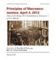 20120403 Principles of Macroeconomics Lecture 1