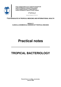 Practical Notes: Tropical Bacteriology