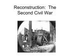 Reconstruction: The Second Civil War