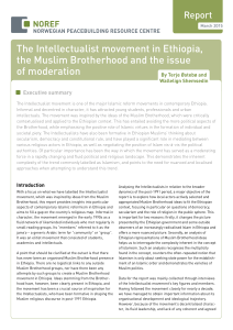The Intellectualist Movement in Ethiopia, the Muslim Brotherhood
