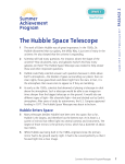 The Hubble Space Telescope