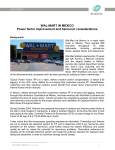 WAL-MART IN MEXICO Power factor improvement and
