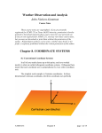Chapter 8: Coordinate Systems - Atmospheric Sciences