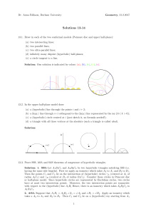 Solutions - Durham University