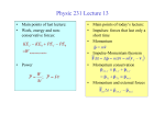 Physic 231 Lecture 13