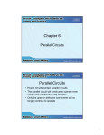Chapter 6 Parallel Circuits