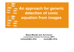 An approach for generic detection of conic equation from images