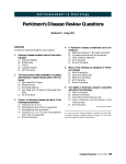 Parkinson`s Disease: Review Questions