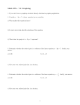 Math 075 - 7.1 Graphing