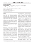 visualization, comparison and analysis of 2D maps of protein structure