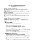 Earth/Space Science Final Assessment Study Guide