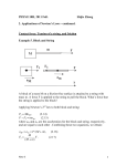 lecture notes on Newton`s laws`s applications