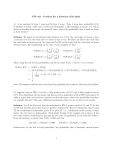 STP 421 - Problem Set 2 Solutions (Fall 2016) 1.) A jar contains 50