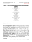 Deletion of DNA sequences of using a polymerase chain