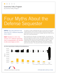 Four Myths About the Defense Sequester
