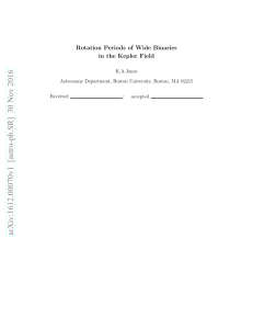 Rotation Periods of Wide Binaries in the Kepler Field