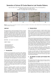 Generation of Cartoon 2D Cracks Based on Leaf Venation Patterns