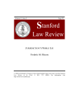 Volume 59, Issue 1 - Stanford Law Review