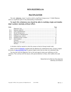 MS A4 Multiplication