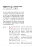 Evaluation and Management of Nonulcer Dyspepsia