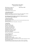 Material Safety Data Sheet For Wax Medium