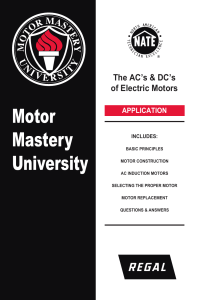 Motor Mastery University - Century Electric Motors