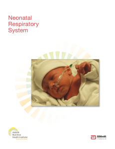 Neonatal Respiratory System