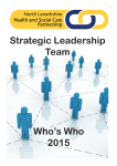 North Lanarkshire Strategic Leadership Team