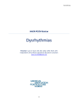 Dysrhythmias