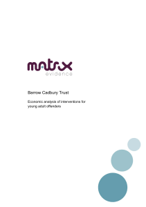 Matrix Evidence - Barrow Cadbury Trust