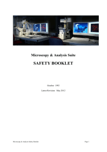 safety booklet - University of Bath