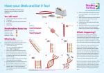 Have your DNA and Eat it Too!