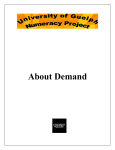 About Demand